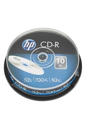 HP CD-R 80 52x 10db/henger (10-es címke)