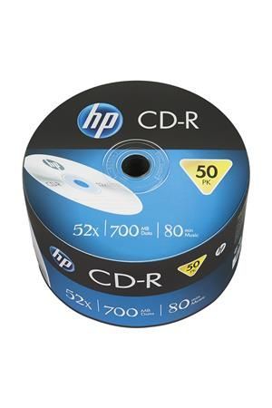 HP CD-R 80 52x zsugor csomagolás 50db/csomag (50-es címke)