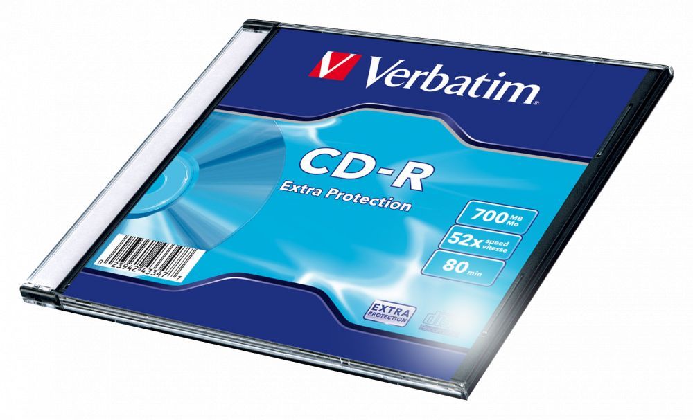 Verbatim DataLife CD-R 80 52x slim tok 1db/cs (1-es címke)