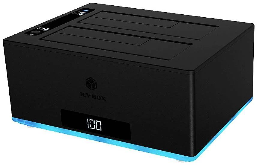 Raidsonic IcyBox IB-127CL-U3 Docking & Clone Station 2,5/3,5" USB3.0 Black