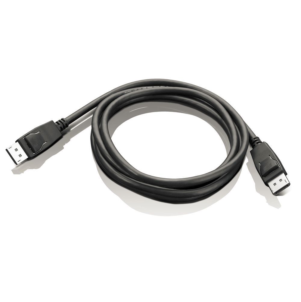 Lenovo DisplayPort to DisplayPort Cable Black