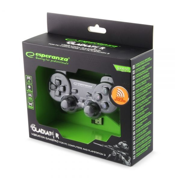 Esperanza Gladiator Wireless Gamepad Black