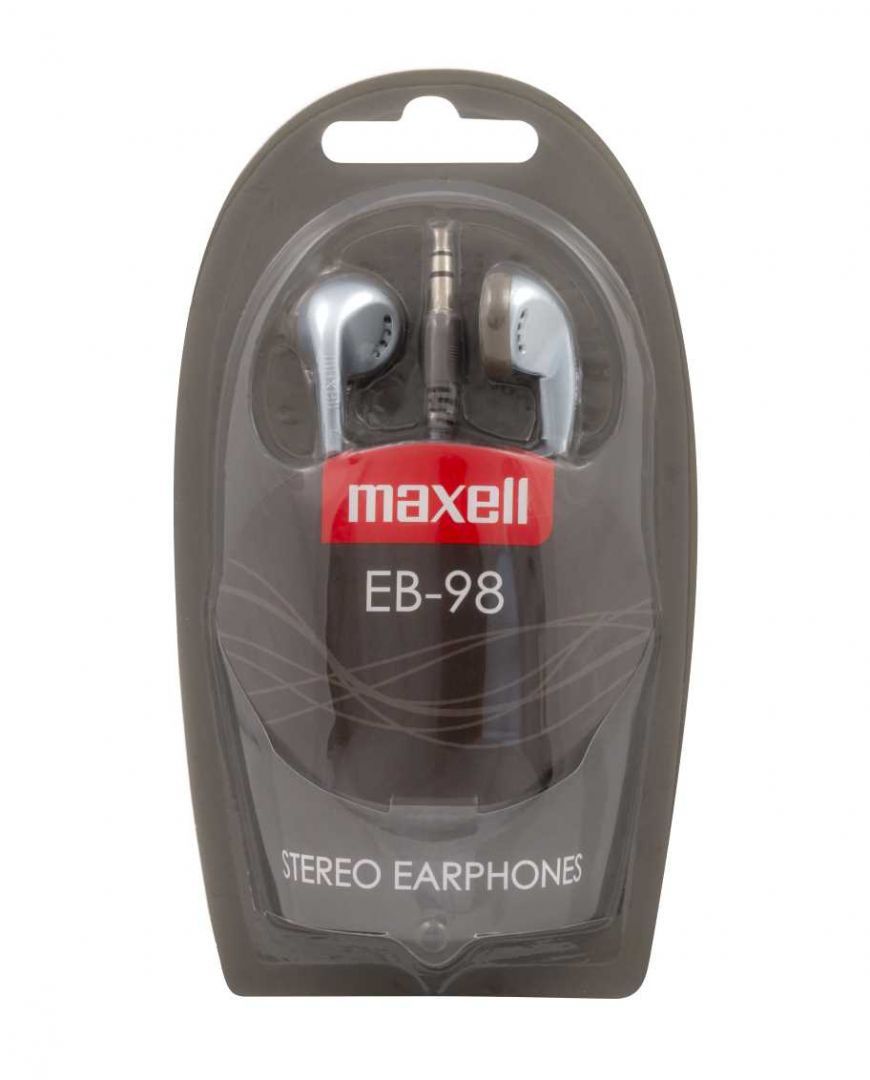 Maxell EB-98 Earphones Silver