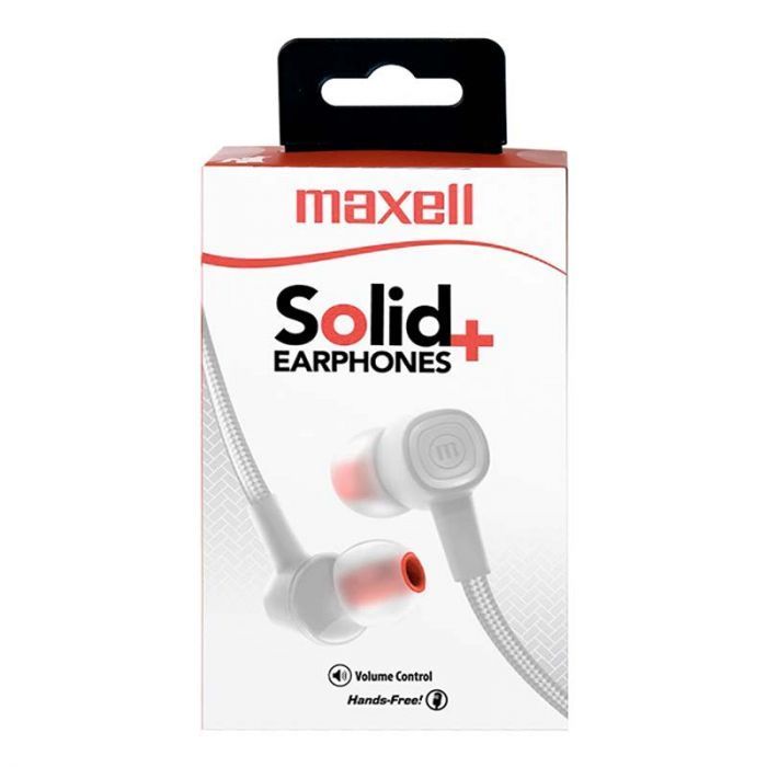 Maxell Sin-8 Solid+ Earbud White