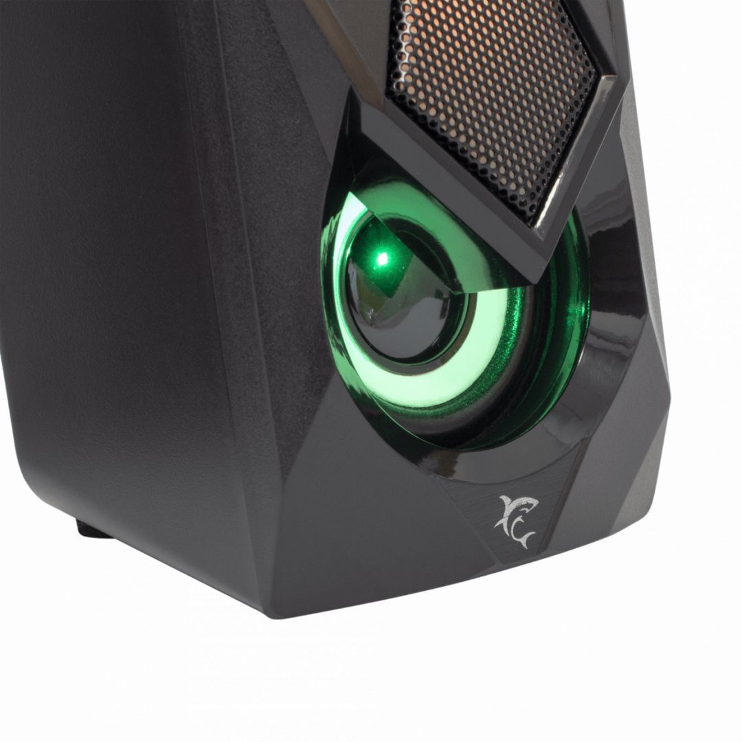 White Shark Beat RGB Speaker Black