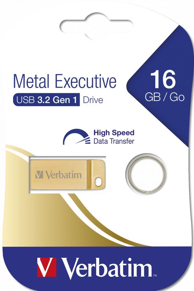 Verbatim 16GB Exclusive Metal USB3.2 Gold