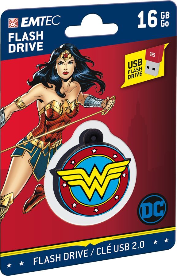 Emtec 16GB DC Wonder Woman USB2.0 Black