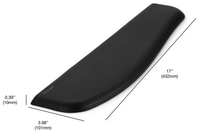 Kensington ErgoSoft Wrist Rest for Slim Keyboards Black