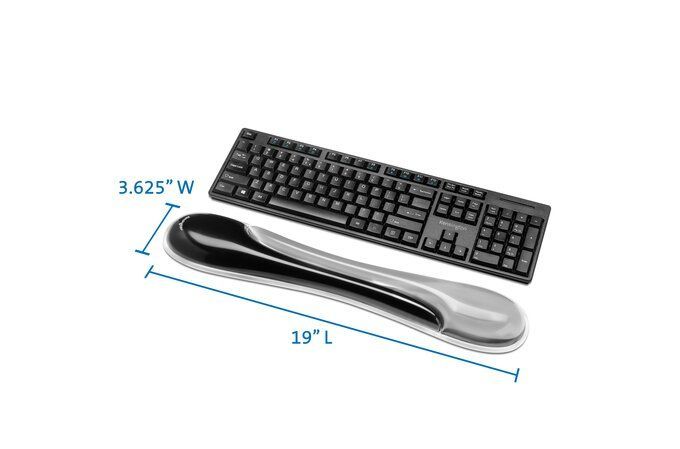 Kensington Duo Gel Keyboard Wrist Rest Black/Grey