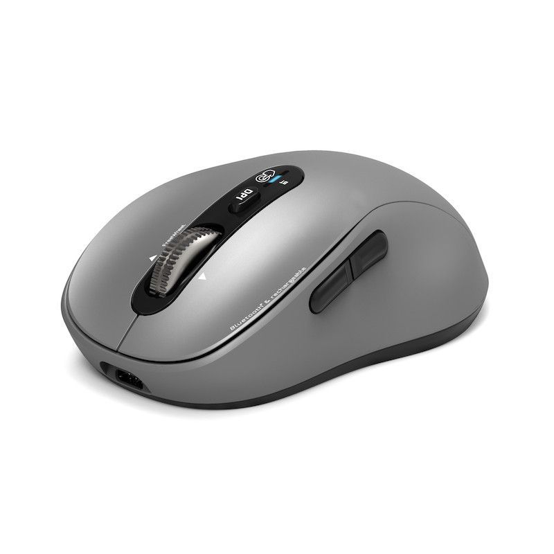 Port Designs Expert & Mac Wireless Bluetooth Rechargeable Mouse Grey