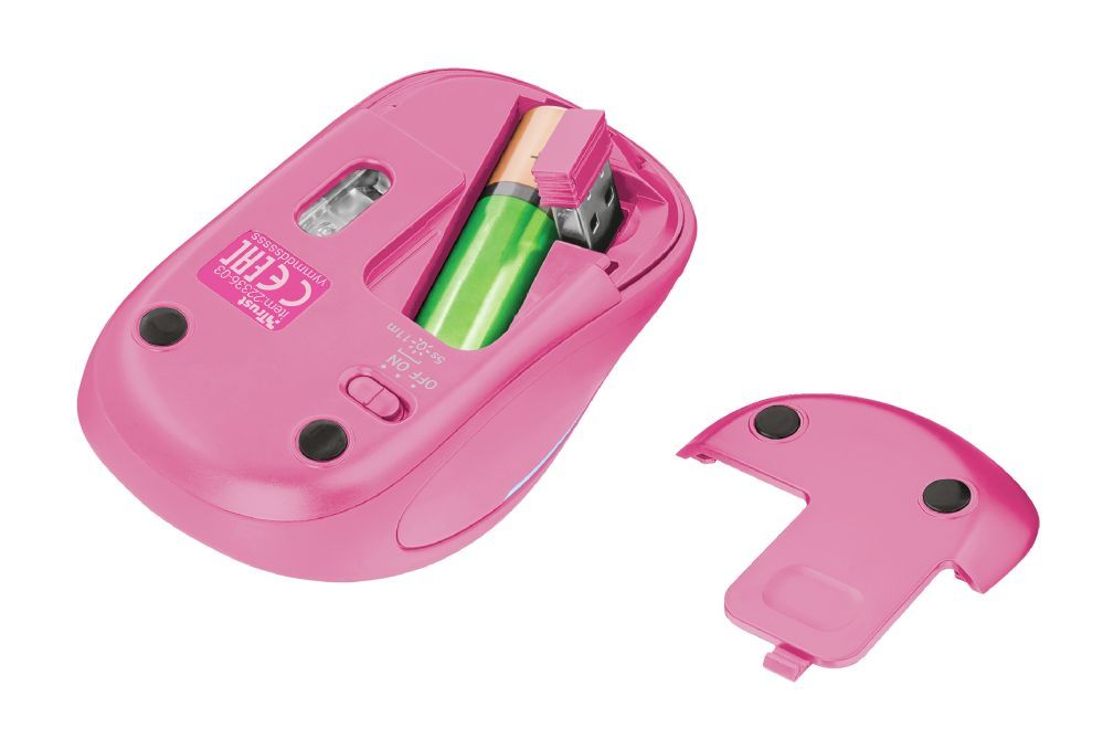 Trust Yvi FX Wireless Mouse Pink