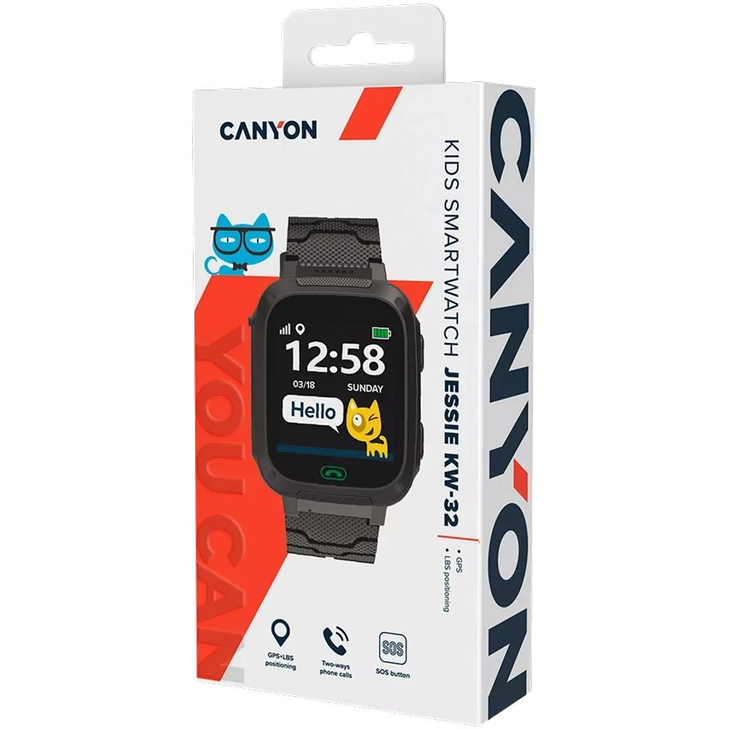 Canyon CNE-KW32BB Jessie Kids Watch Black