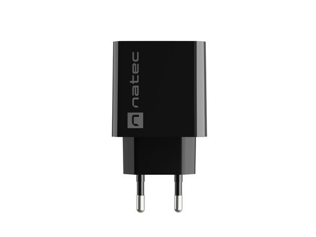 natec Ribera Wall Charger Black