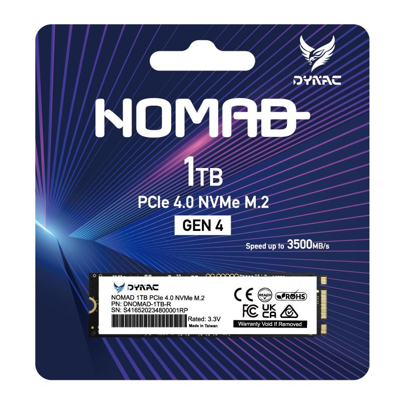 Dynac 1TB M.2 2280 NVMe Nomad