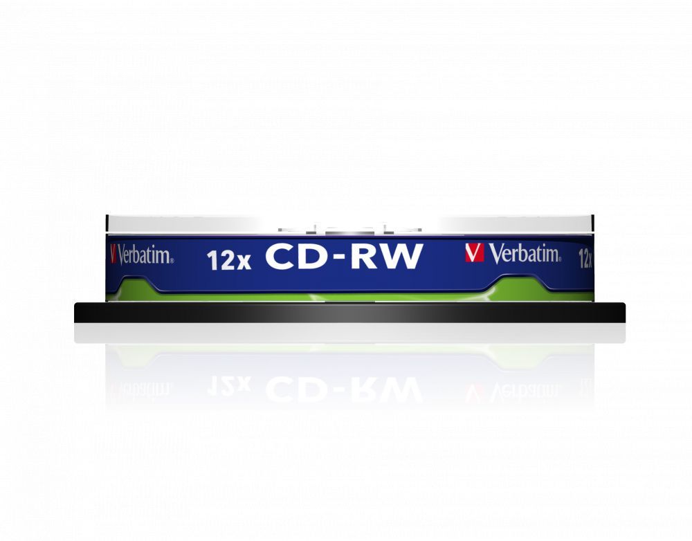 Verbatim CD-RW 80 8-12x 10db/henger (10-ös címke)