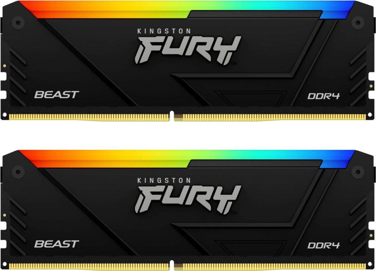 Kingston 8GB DDR4 3600MHz Fury Beast RGB Black