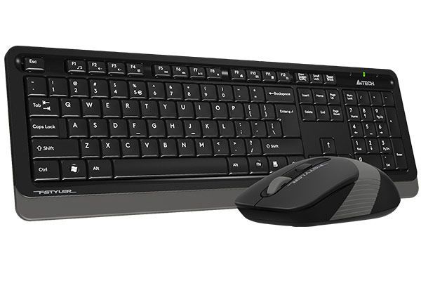 A4-Tech FG1010 Wireless Keyboard Combo Grey US