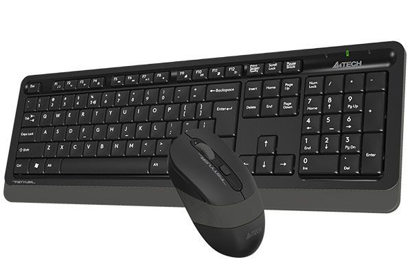 A4-Tech FG1010 Wireless Keyboard Combo Grey US