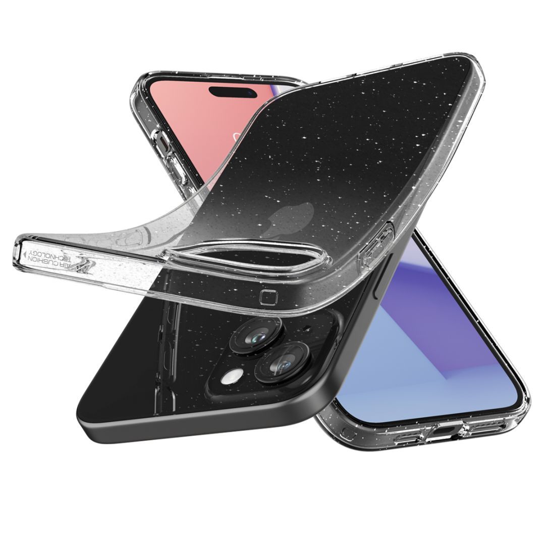 Spigen iPhone 15 Case Liquid Crystal Glitter Crystal Quartz