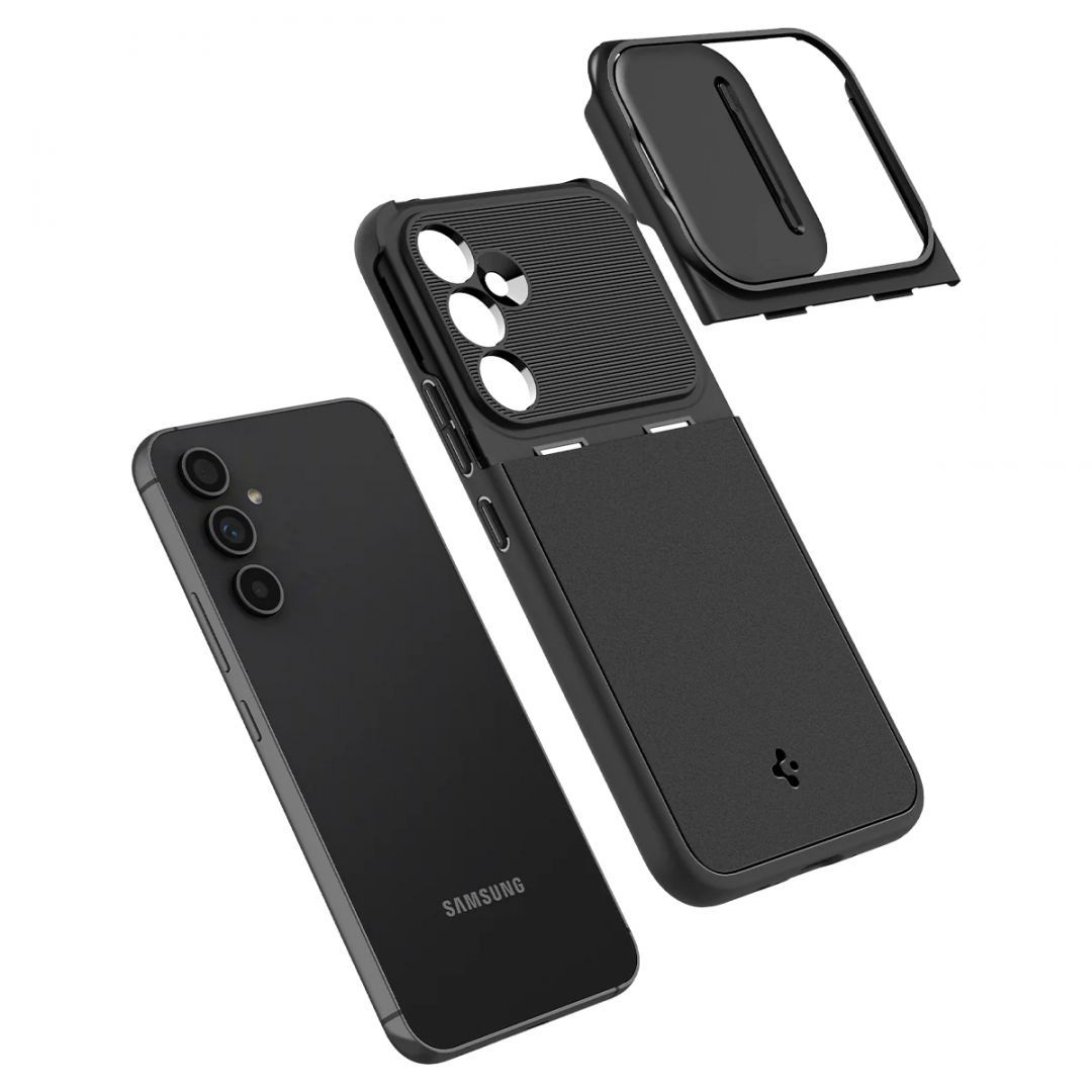 Spigen Optik Armor, black - Samsung Galaxy A54 5G