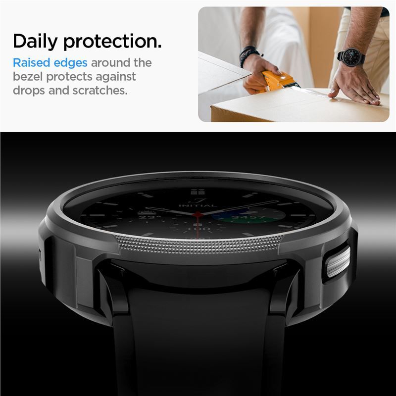 Spigen Liquid Air, black - Samsung Galaxy Watch5 Pro 45mm