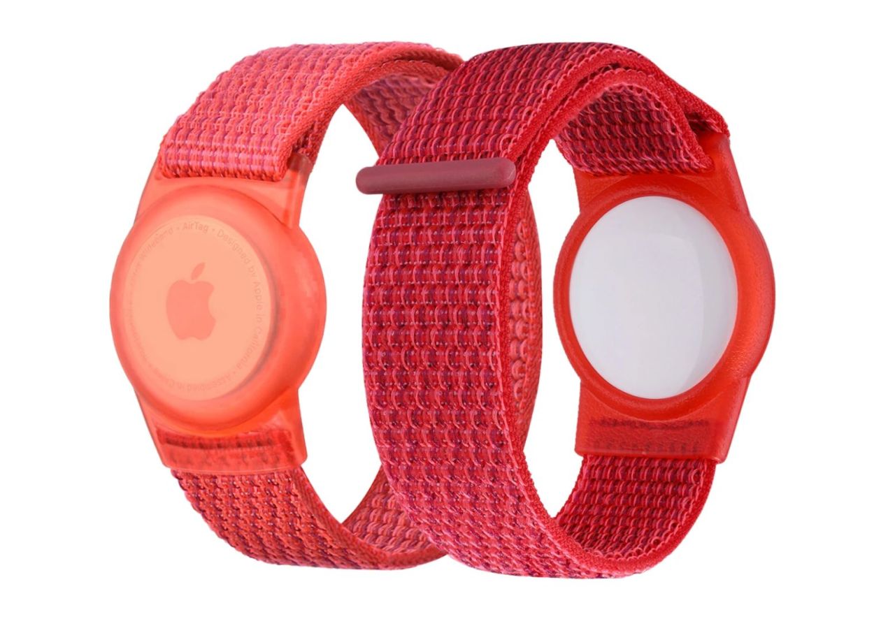 Mobile Origin AirTag Strap Red