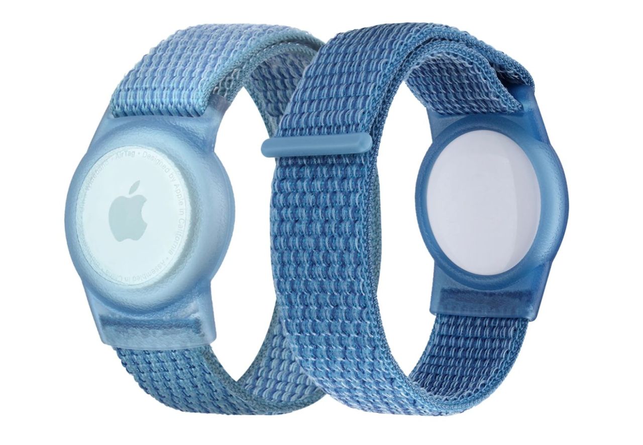 Mobile Origin AirTag Strap Blue