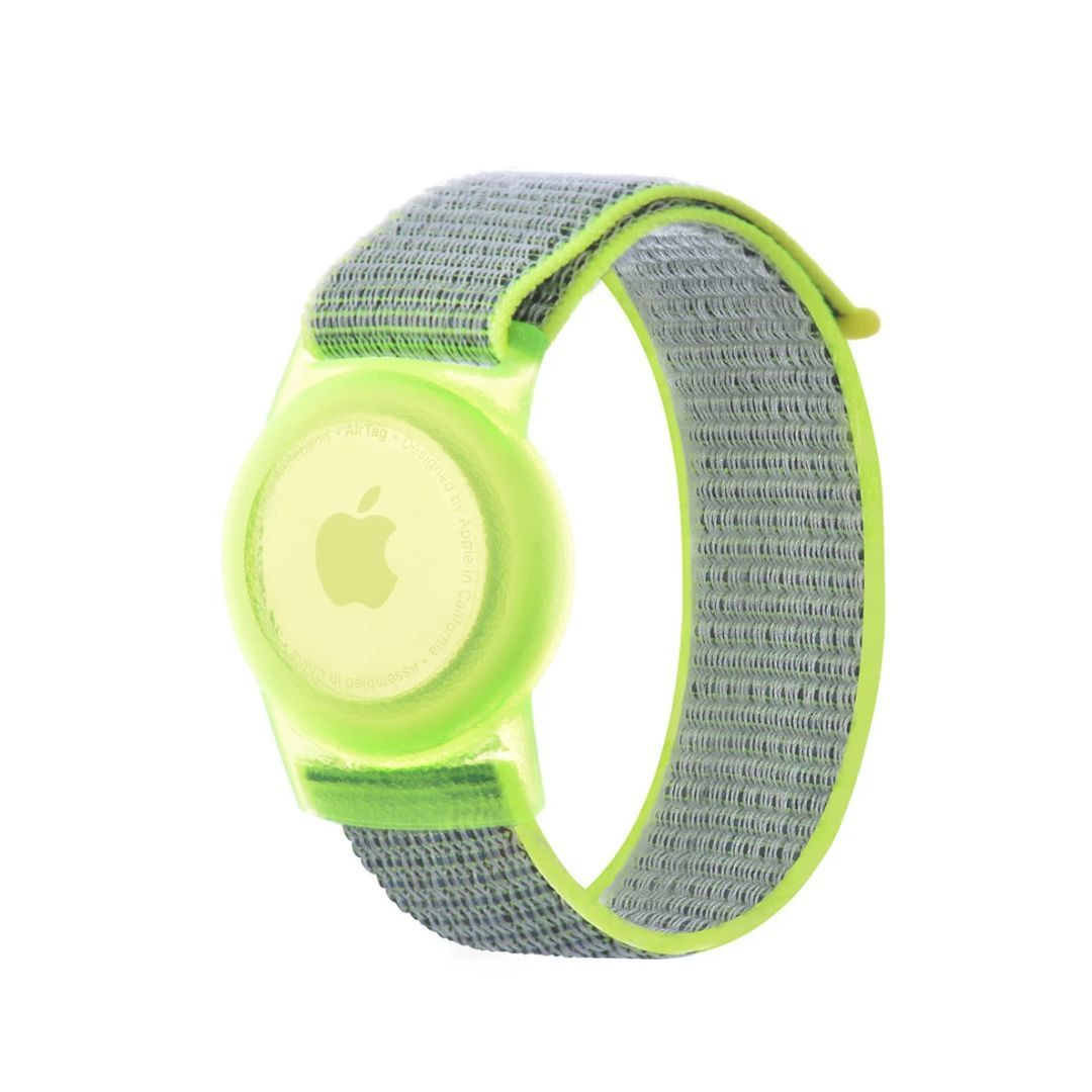 Mobile Origin AirTag Strap Green Vibe