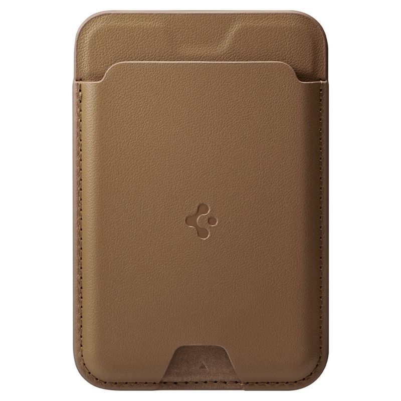 Spigen Wallet Valentinus MagFit, brown - MagSafe