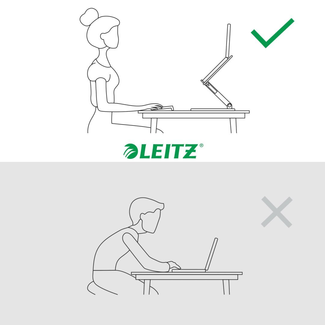 Leitz Ergo állítható laptopállvány White