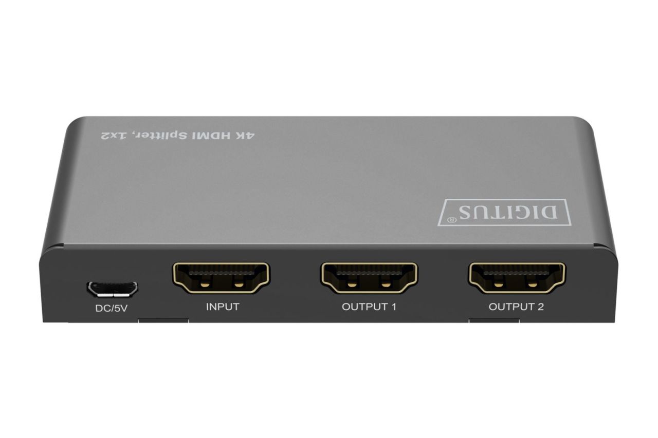 Digitus DS-55336 4K HDMI Splitter 1x2 Black