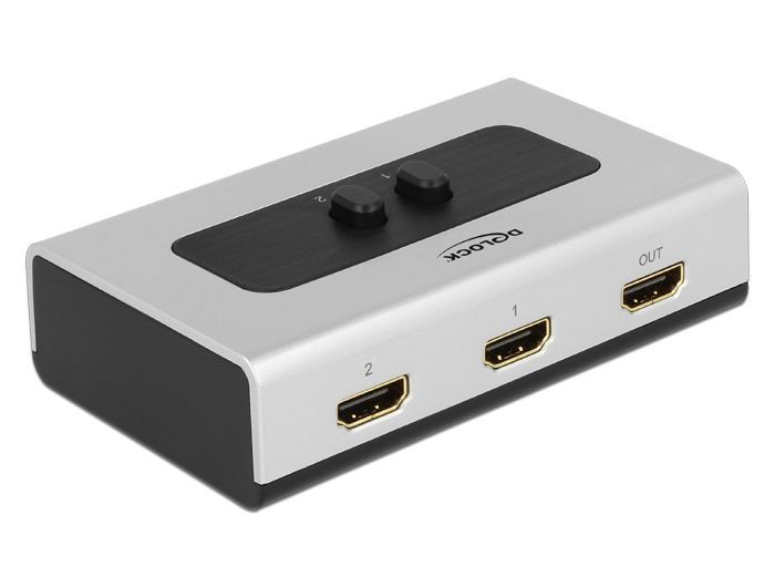 DeLock Switch 4K HDMI 2 port manual bidirectional