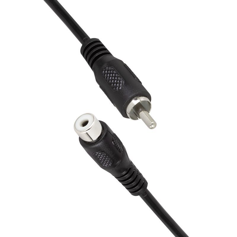 Logilink Audio cable RCA/M to RCA/F 5m Black