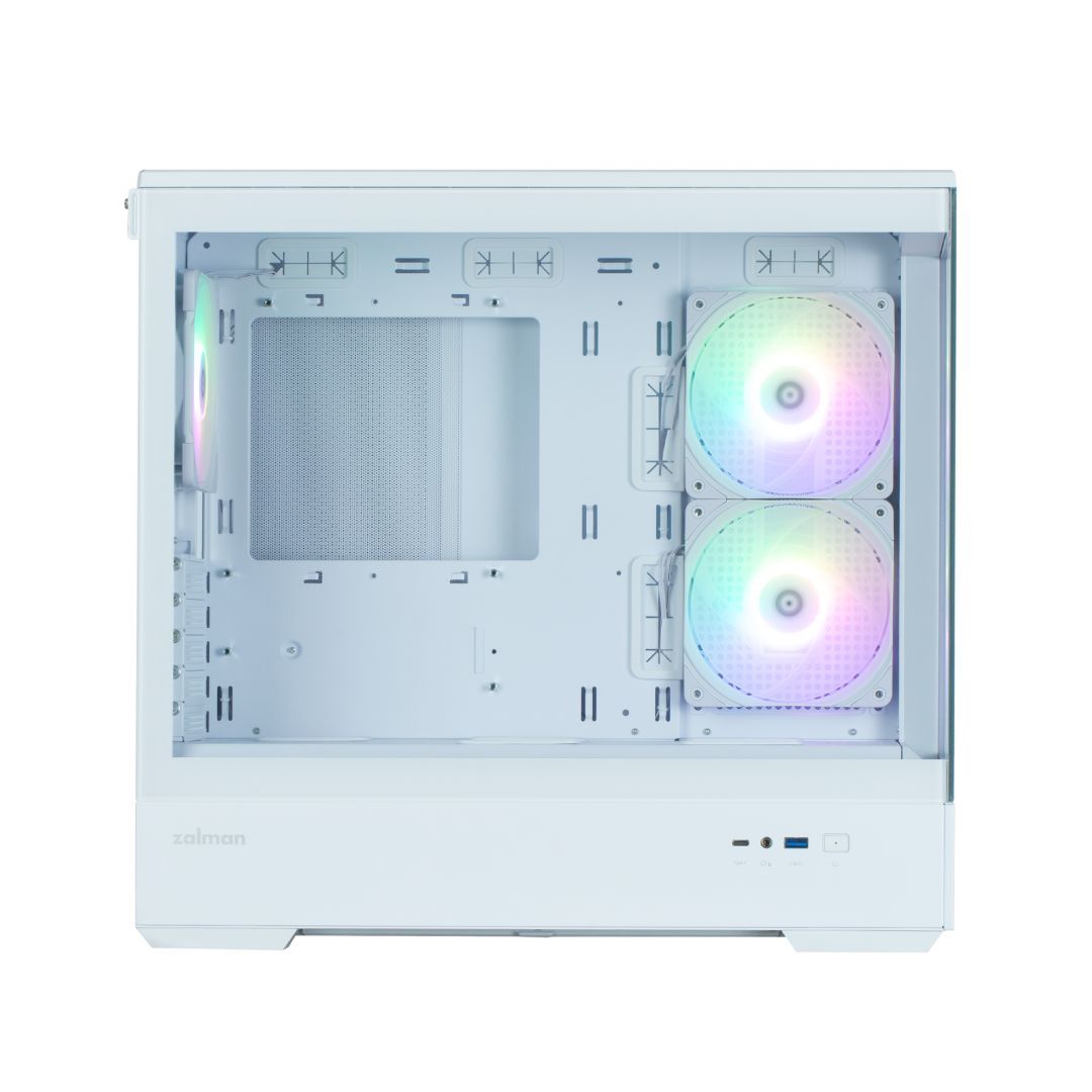 Zalman P30 V2 Tempered Glass White