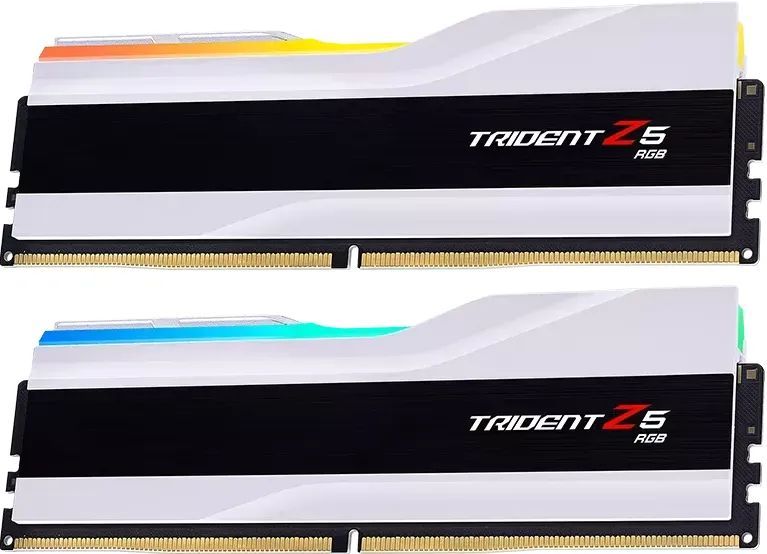G.SKILL 32GB DDR5 7200MHz Kit(2x16GB) Trident Z5 RGB White G.SKILL 32GB DDR5 7200MHz Kit(2x16GB) Trident Z5 RGB White