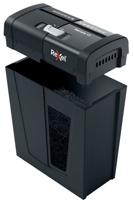 Rexel Secure X8 Iratmegsemmisítő Black