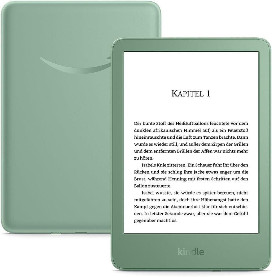 Amazon Kindle (2024) 6" E-book olvasó 16GB Matcha Green (Reklámos verzió)