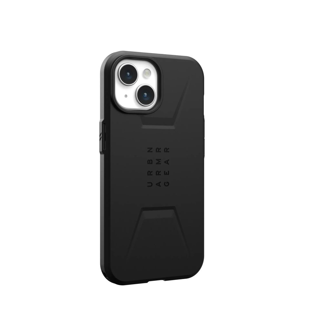 UAG Civilian case for MagSafe iPhone 15 Black