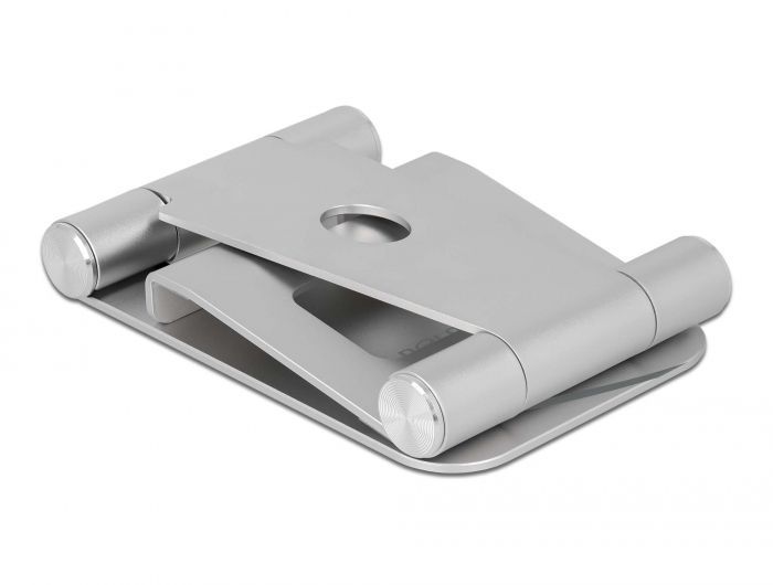 DeLock Tablet Stand adjustable aluminium Silver