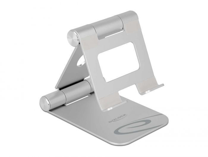 DeLock Tablet Stand adjustable aluminium Silver