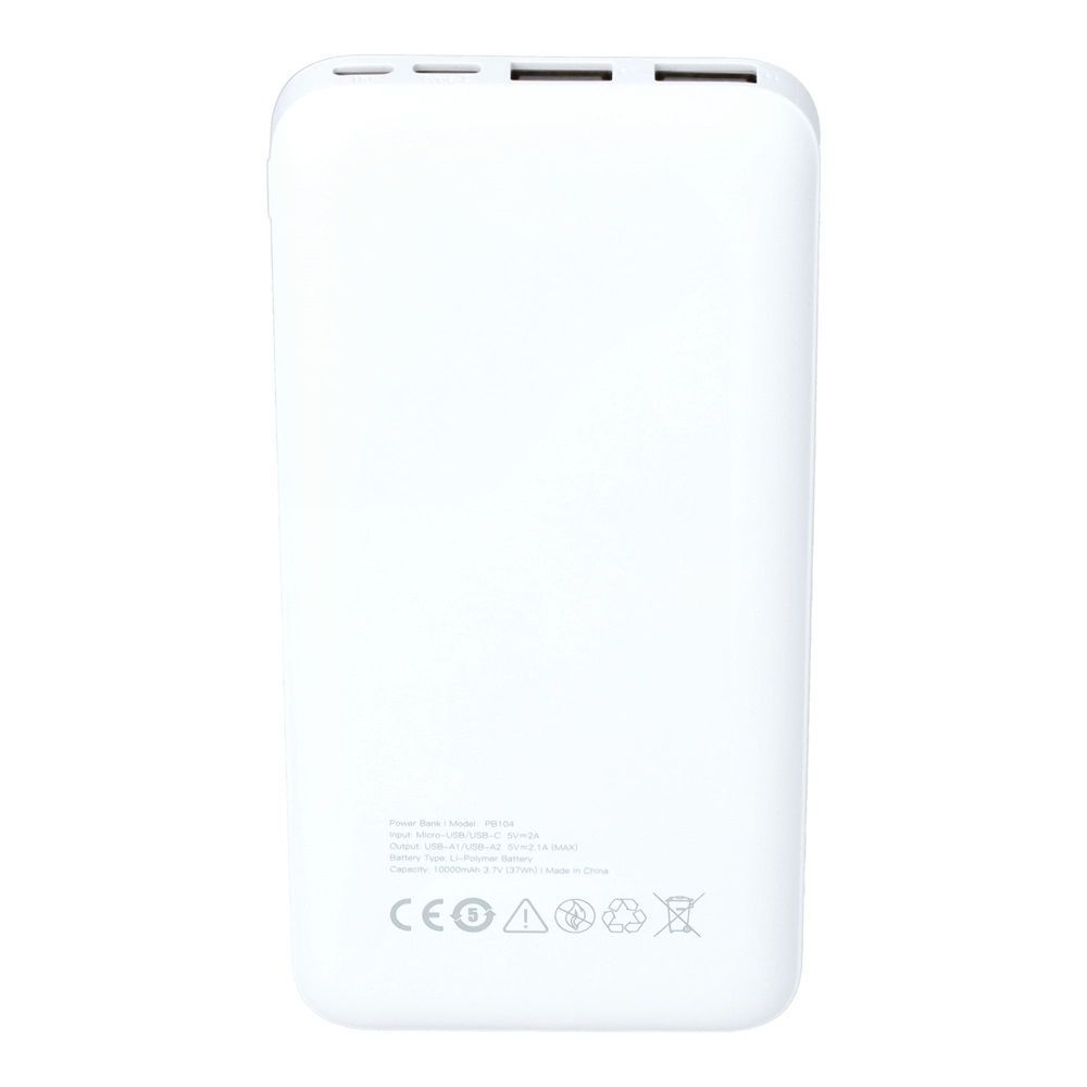 Avax PB104W LIGHTY 10000mAh PowerBank White