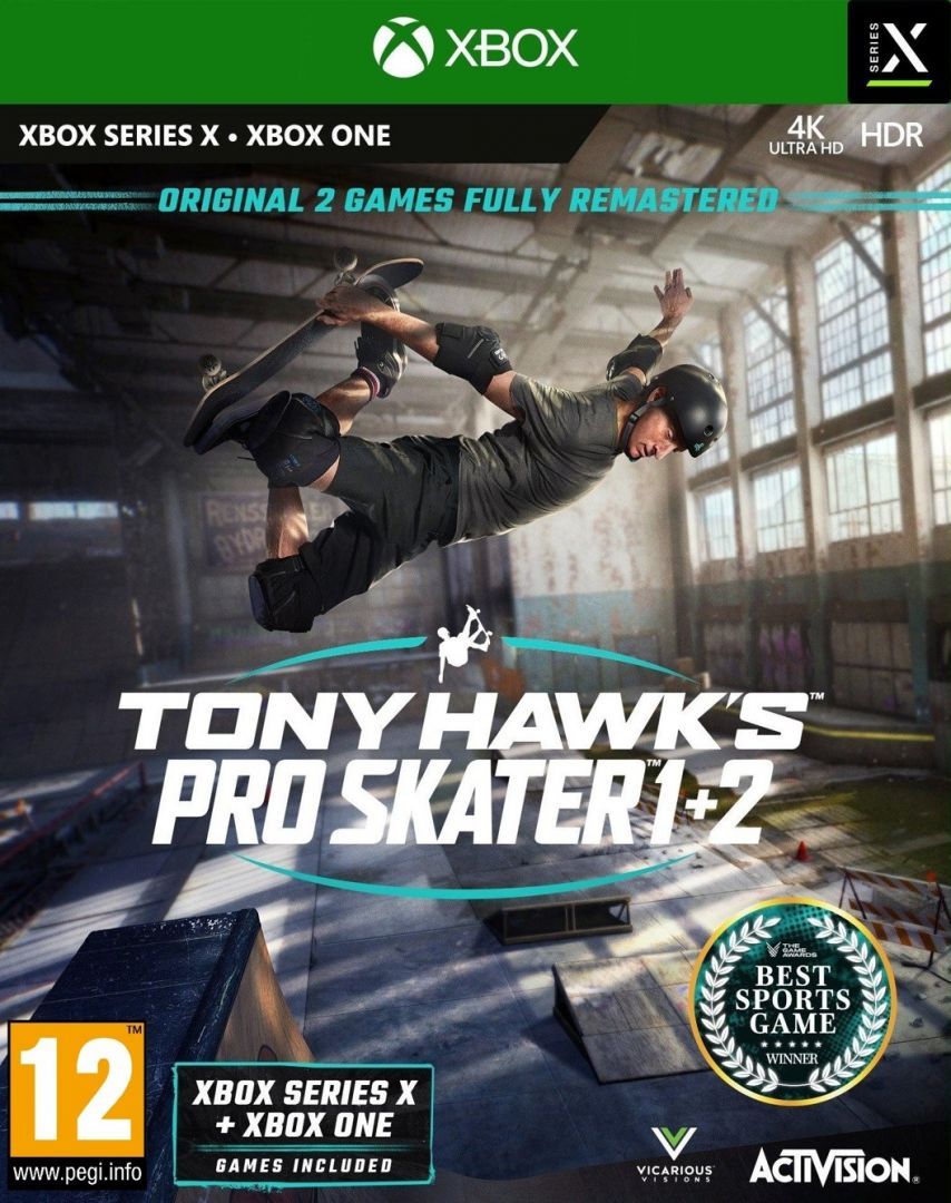 Activision Tony Hawk''s Pro Skater 1+2 (XBX)