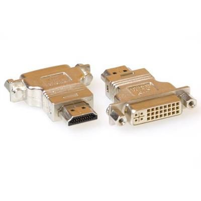 ACT DVI-D (Dual Link) (24+5) to HDMI Adapter Silver ACT DVI-D (Dual Link) (24+5) to HDMI Adapter Silver