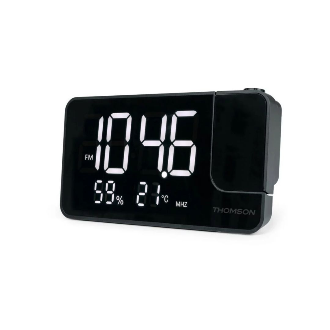 Thomson CP100T Projection Alarm Clock with Temperature Black