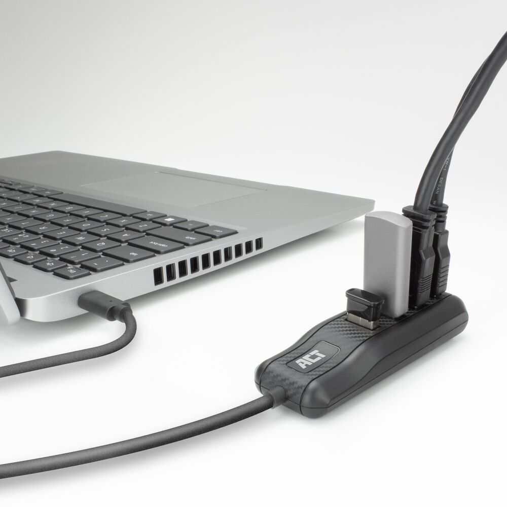 ACT AC6420 4-portos USB3.2 HUB Black