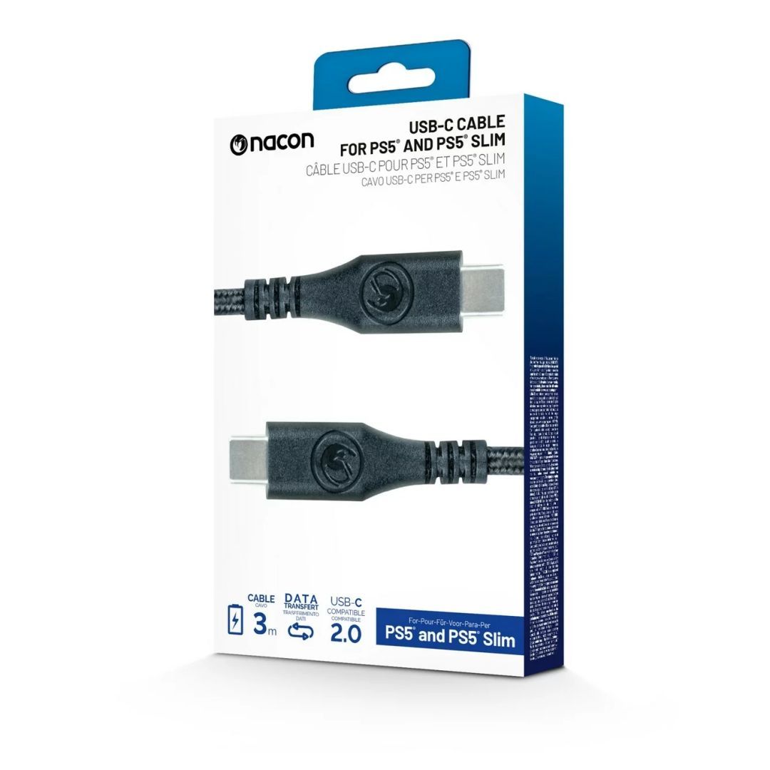 Nacon USB-C to USB-C Cable 3m Black