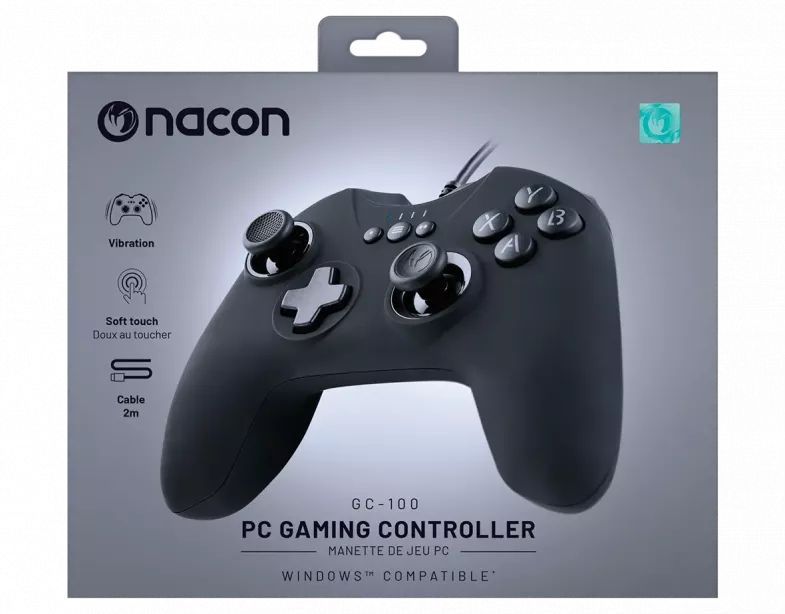 Nacon GC-100XF USB Wired Controller Gamepad Black