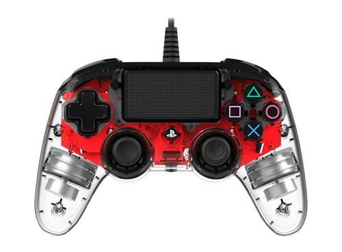 Nacon Illuminated Compact USB Gamepad Transparent/Red