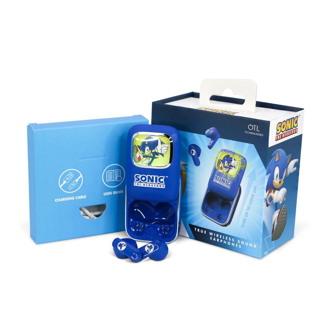 OTL Technologies Sonic the Hedgehog Slide TWS Bluetooth Headset Blue