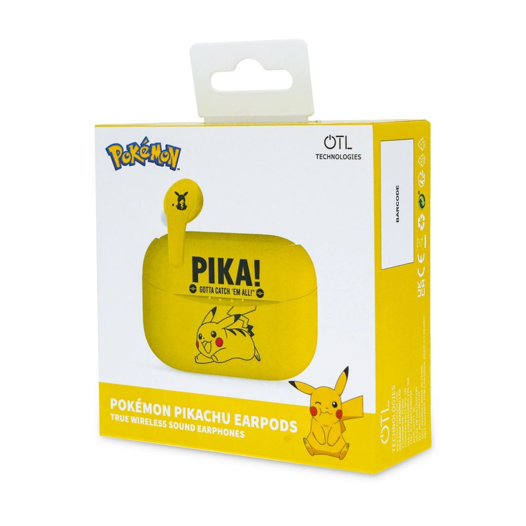 OTL Technologies Pokémon Pikachu TWS Bluetooth Headset Yellow